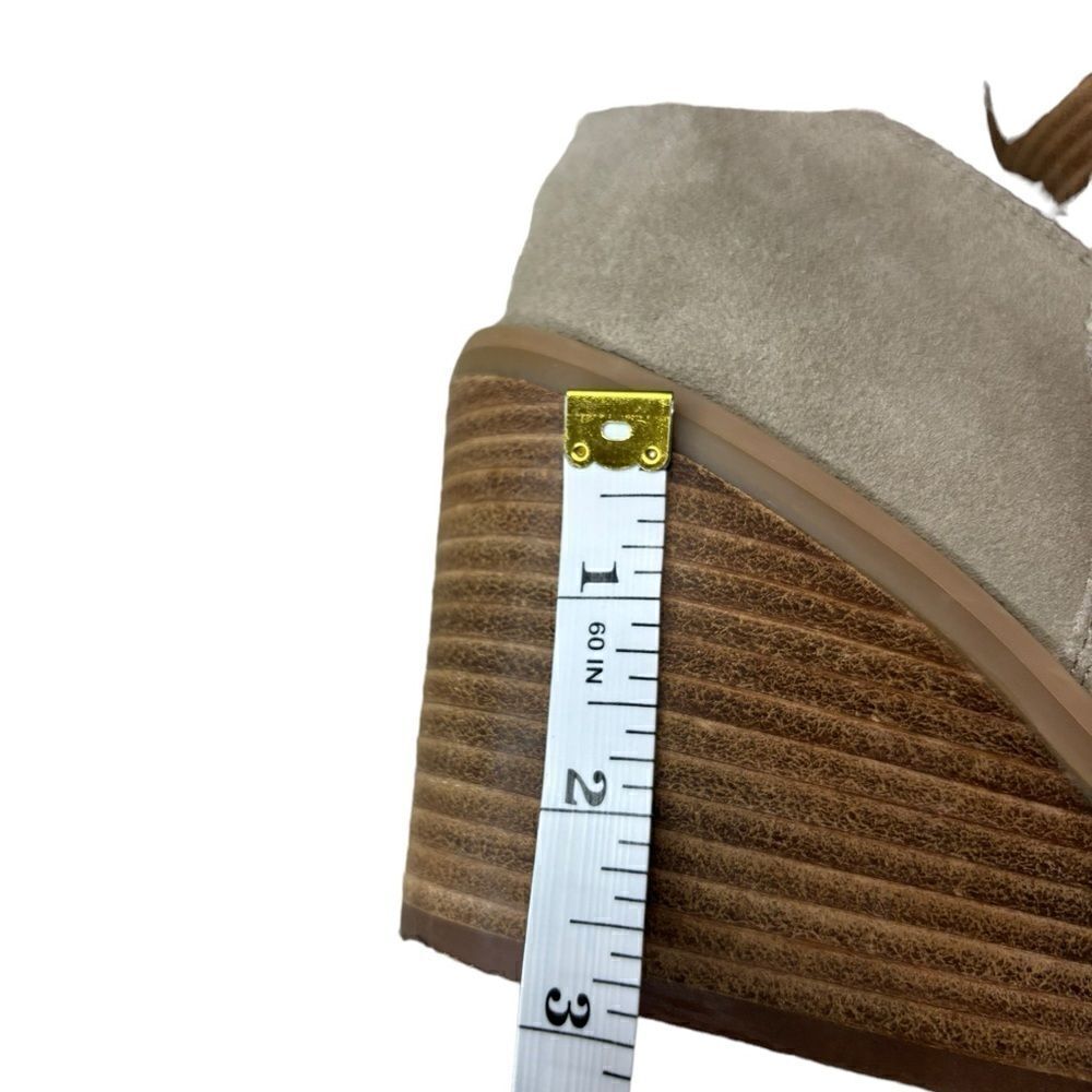 Lucky Brand Women’s Stayci side ankle bootie color tan wide heel size 9 - Picture 7 of 7